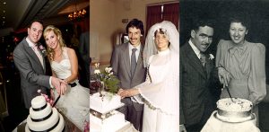 3 Generations of Wedding Cake Cutting