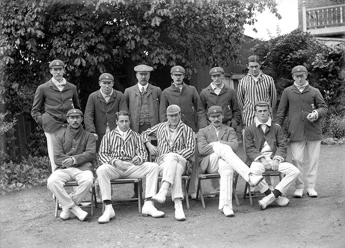 Restored photo of 1909 Kent County Cricket Team