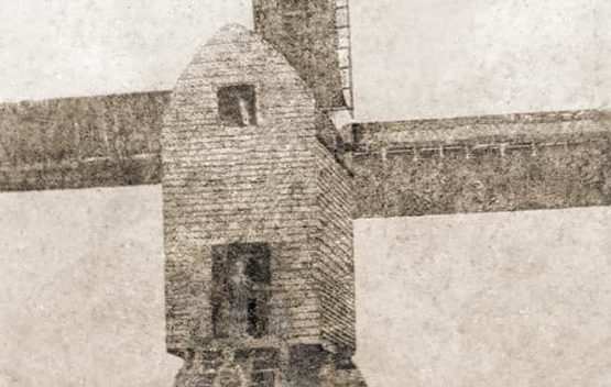 very faded old photo thats been restored