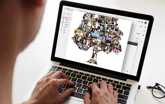 emailed proof of family tree montage