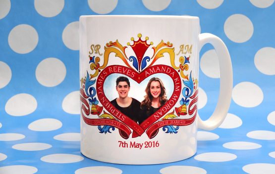 Personalised Commemorative Royal Wedding Style Mug | Family Tree Gifts