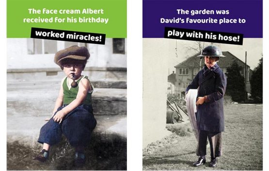 Old photo greeting cards on Thortful perfect for someone into genealogy