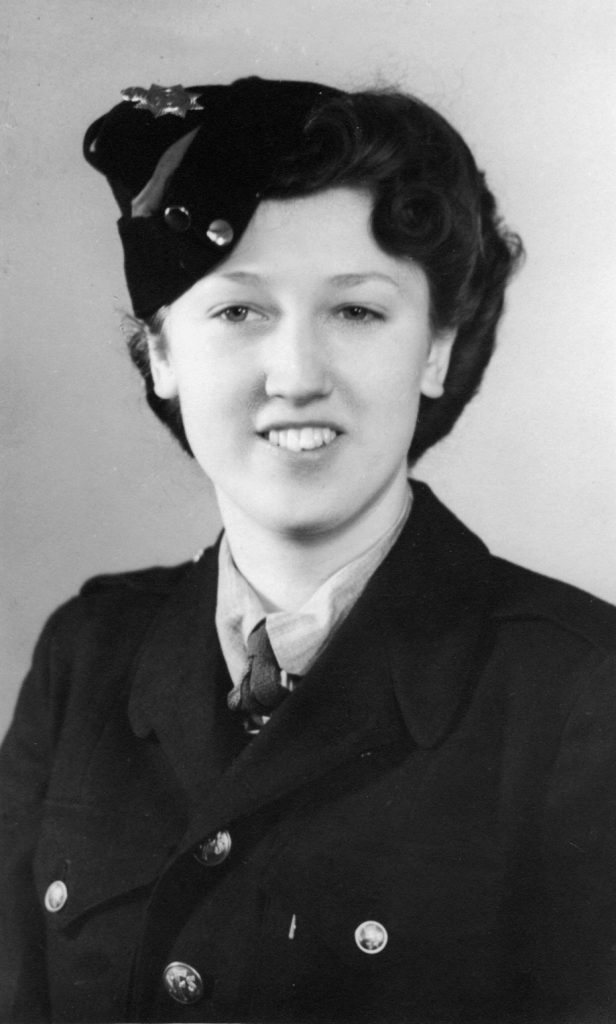 Winifred Joan Alderslade in National Fire Service Uniform